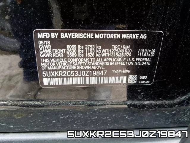 5UXKR2C53J0Z19847