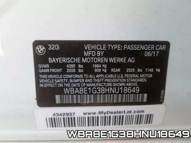 WBA8E1G38HNU18649
