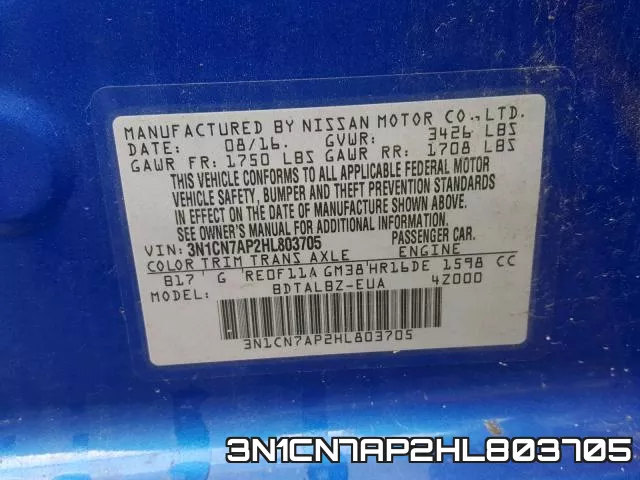 3N1CN7AP2HL803705