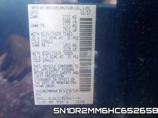 5N1DR2MM6HC652658