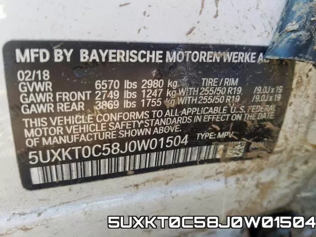 5UXKT0C58J0W01504