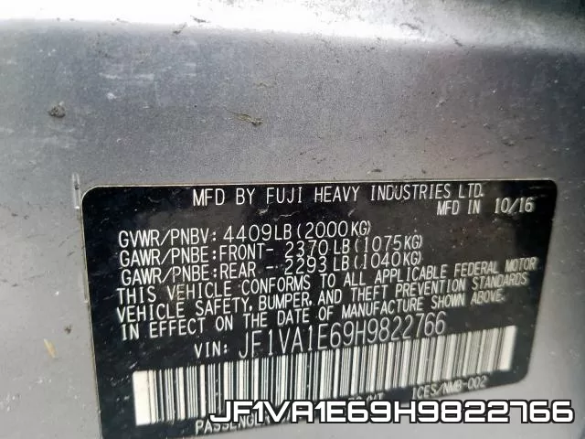 JF1VA1E69H9822766