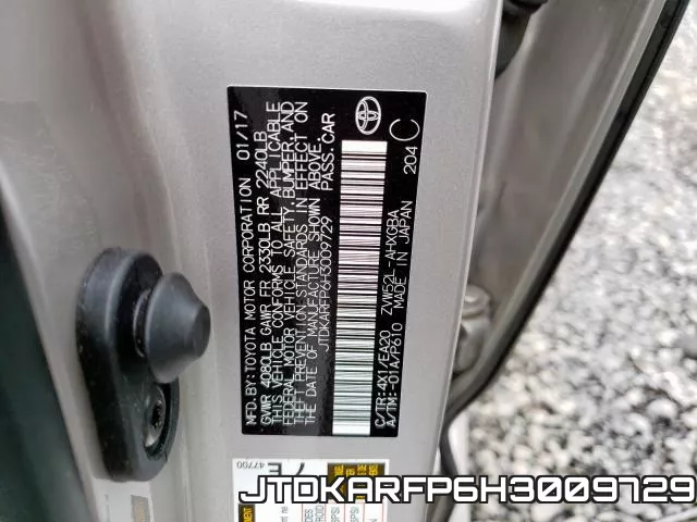JTDKARFP6H3009729