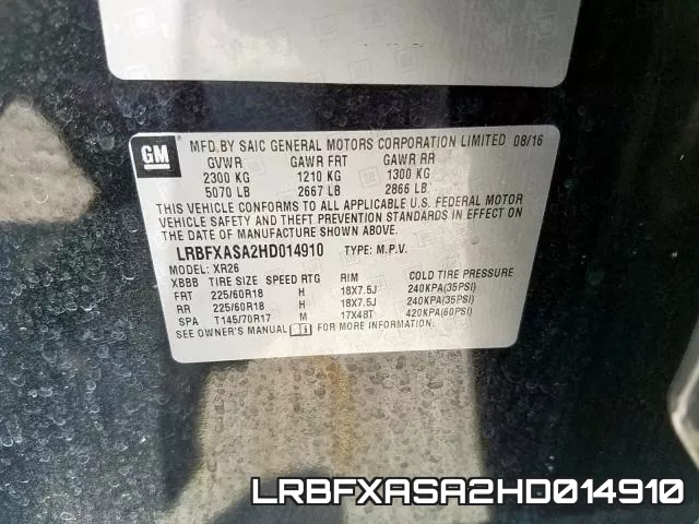 LRBFXASA2HD014910
