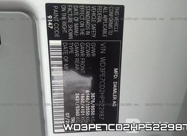 WD3PE7CD2HP522987