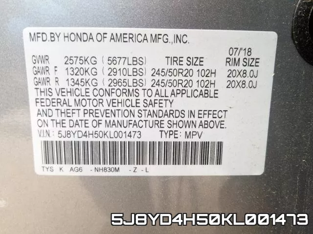 5J8YD4H50KL001473