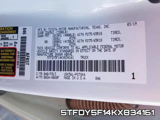 5TFDY5F14KX834161