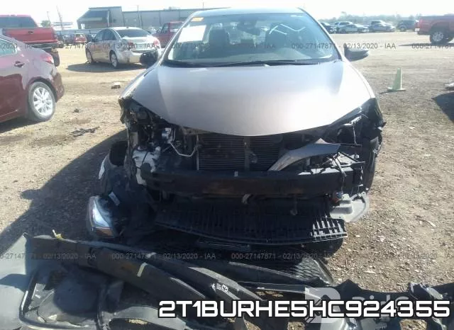 2T1BURHE5HC924355