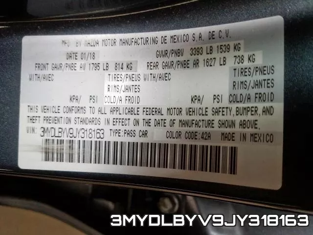 3MYDLBYV9JY318163