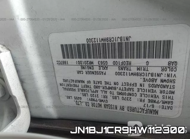 JN1BJ1CR9HW112300