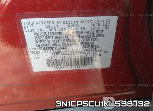 3N1CP5CU1KL533732