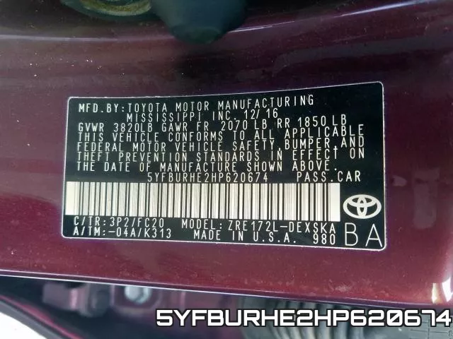 5YFBURHE2HP620674