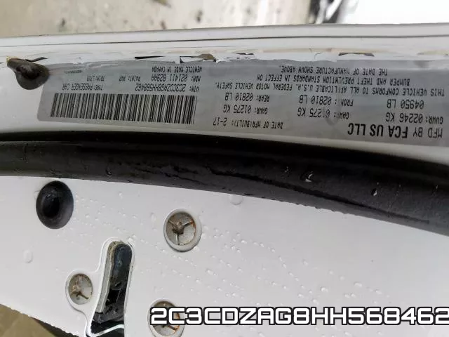 2C3CDZAG8HH568462
