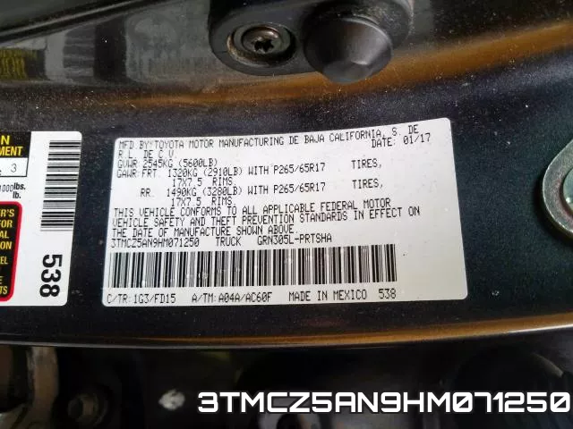 3TMCZ5AN9HM071250
