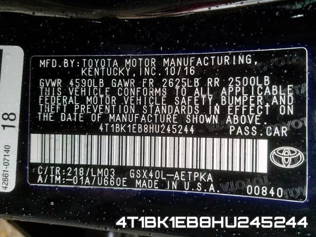 4T1BK1EB8HU245244
