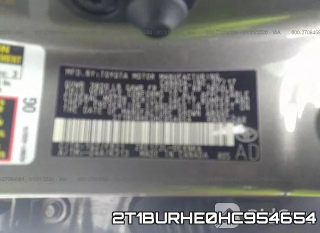 2T1BURHE0HC954654