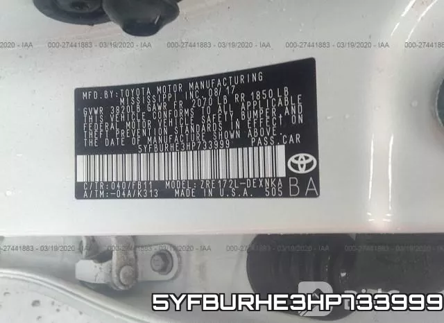 5YFBURHE3HP733999