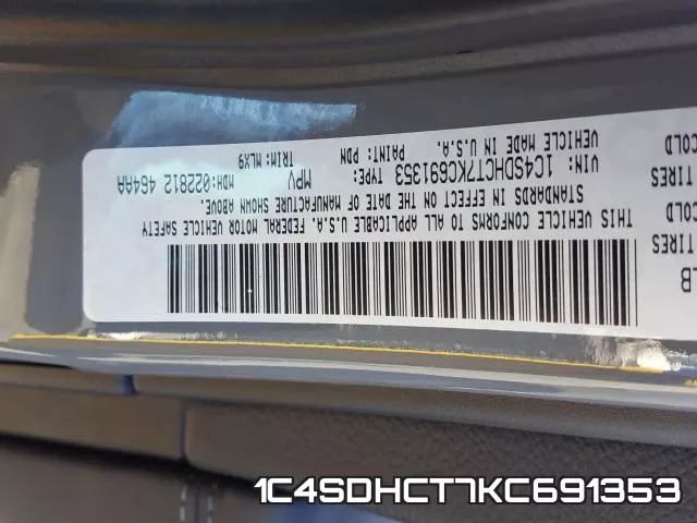 1C4SDHCT7KC691353