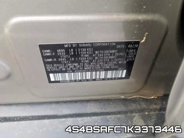 4S4BSAFC7K3373446