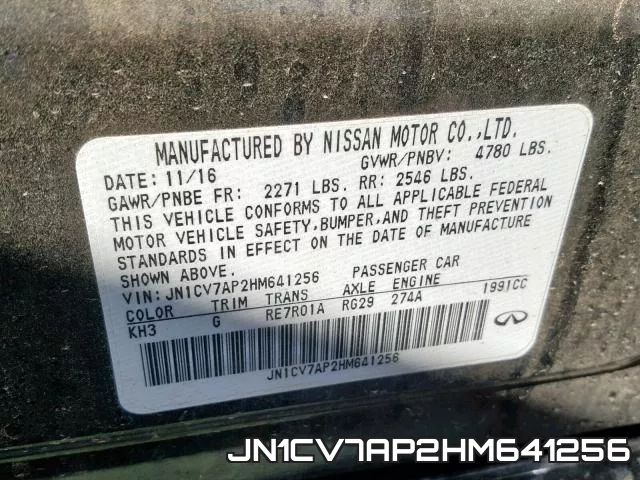 JN1CV7AP2HM641256