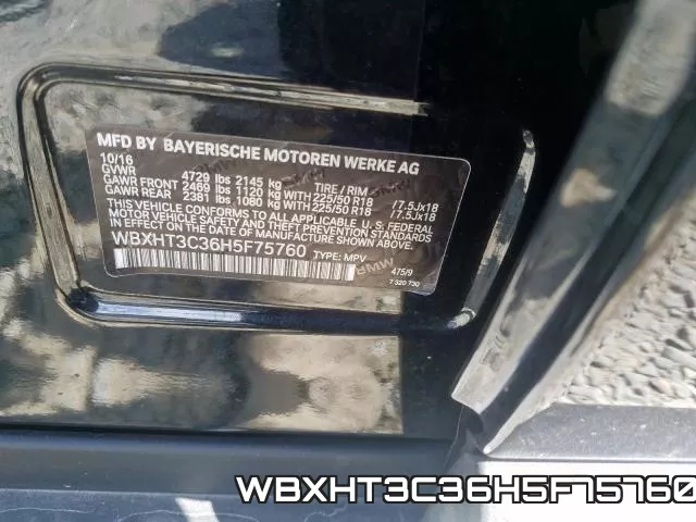 WBXHT3C36H5F75760