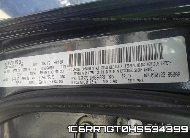 1C6RR7GT0HS534399