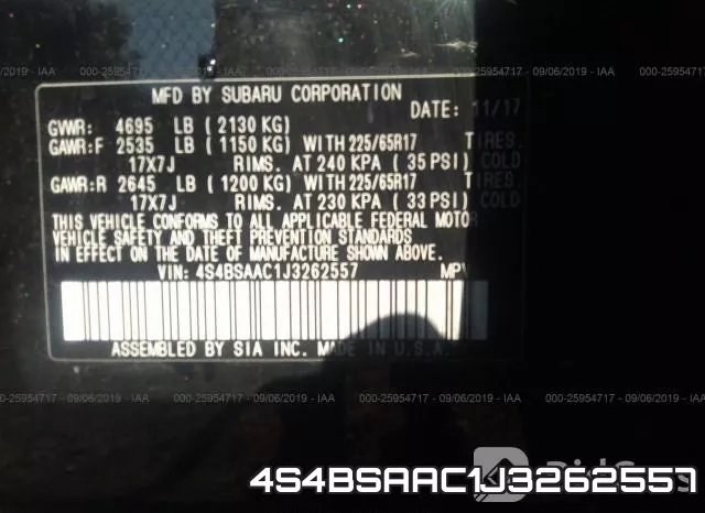 4S4BSAAC1J3262557