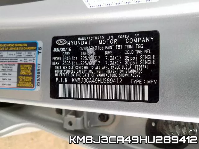 KM8J3CA49HU289412