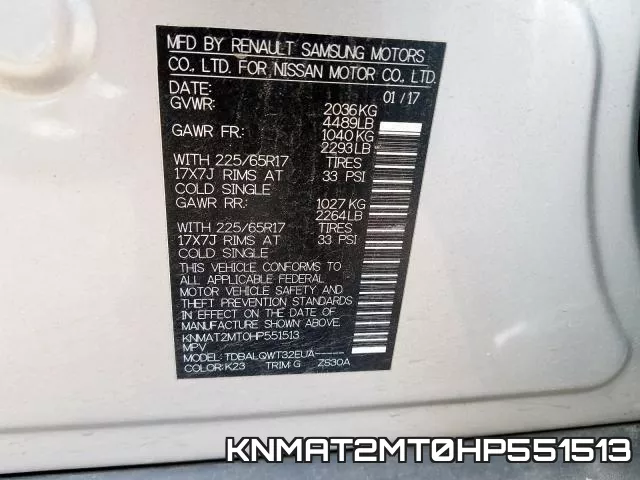 KNMAT2MT0HP551513