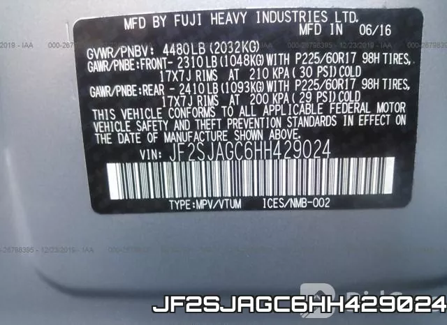 JF2SJAGC6HH429024