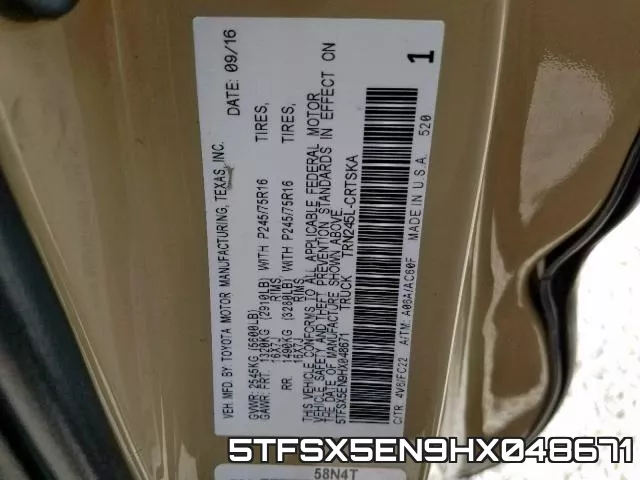5TFSX5EN9HX048671