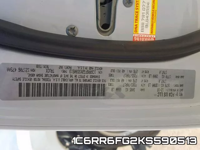 1C6RR6FG2KS590513