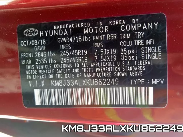 KM8J33ALXKU862249