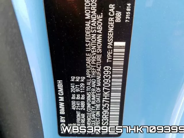 WBS3R9C57HK709399