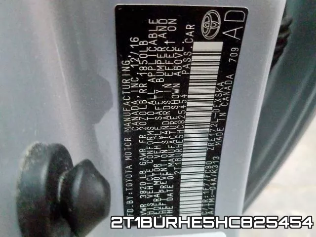 2T1BURHE5HC825454