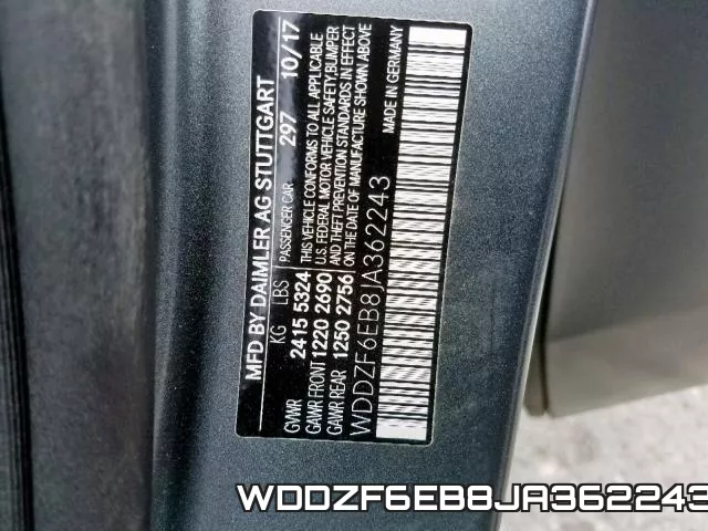 WDDZF6EB8JA362243
