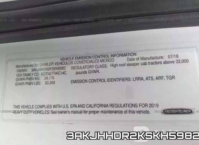 3AKJHHDR2KSKH5982