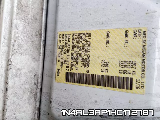 1N4AL3AP1HC172787