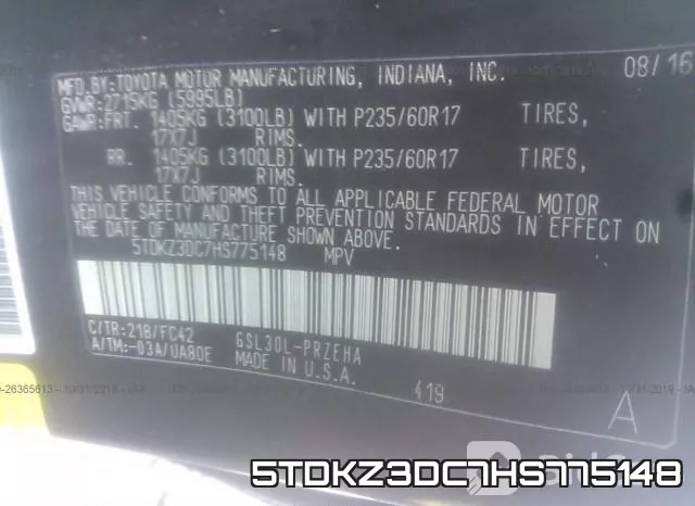 5TDKZ3DC7HS775148