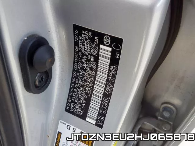 JTDZN3EU2HJ065878