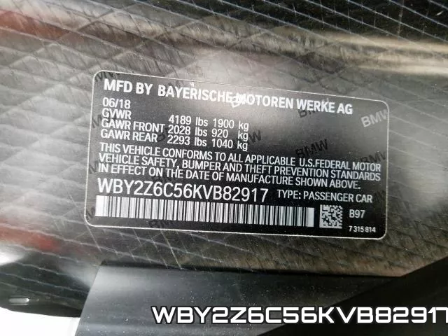 WBY2Z6C56KVB82917