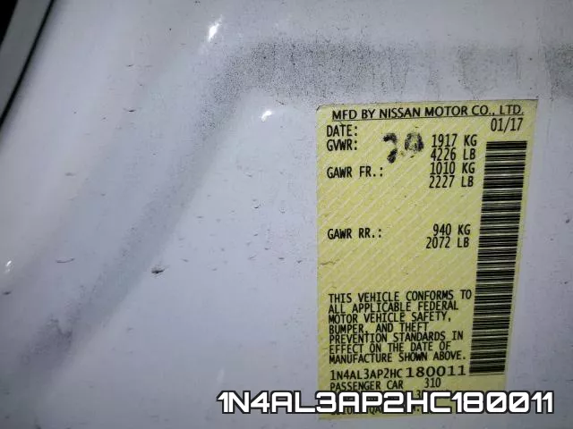 1N4AL3AP2HC180011