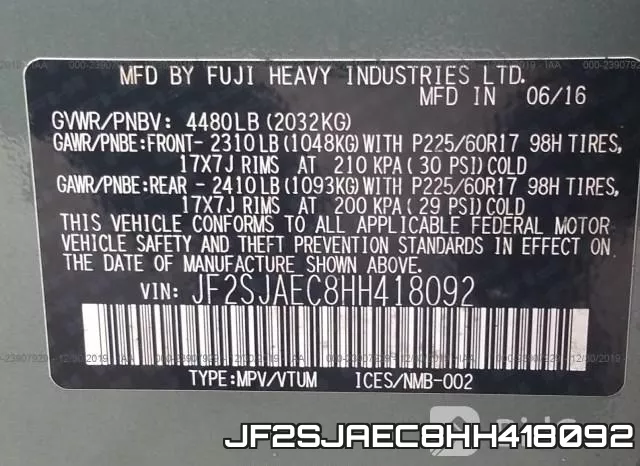JF2SJAEC8HH418092