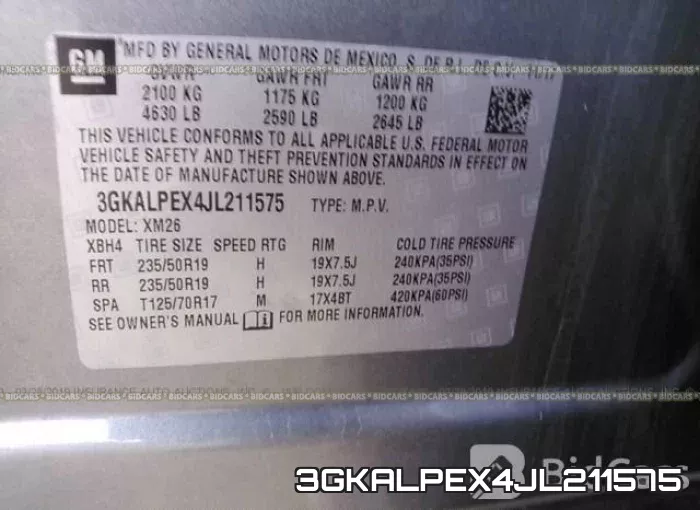 3GKALPEX4JL211575