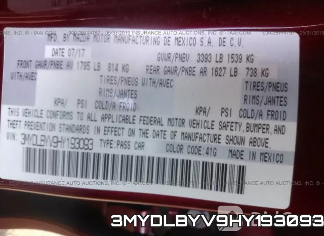 3MYDLBYV9HY193093
