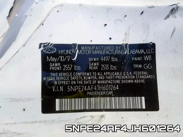 5NPE24AF4JH601264