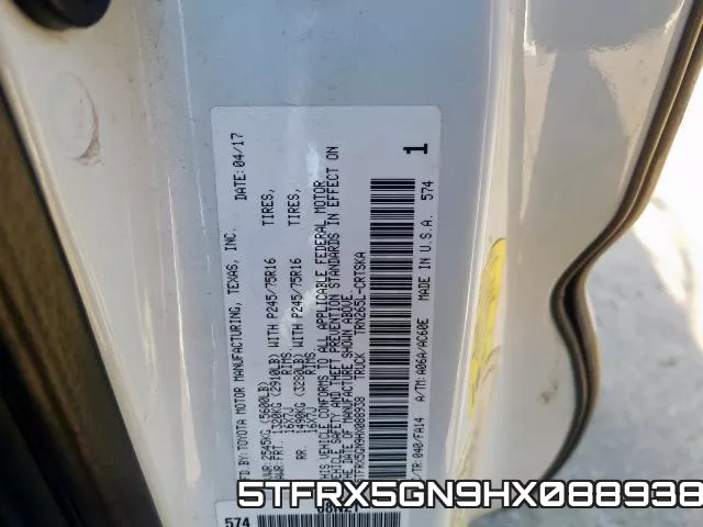 5TFRX5GN9HX088938