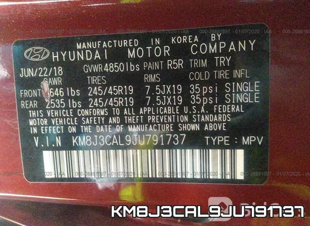 KM8J3CAL9JU791737