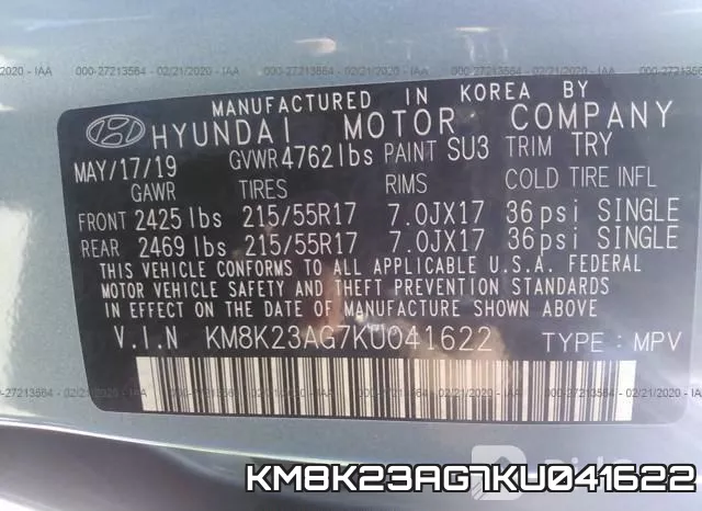 KM8K23AG7KU041622