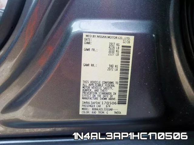 1N4AL3AP1HC170506